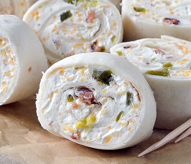 Jalapeño Popper Pinwheels