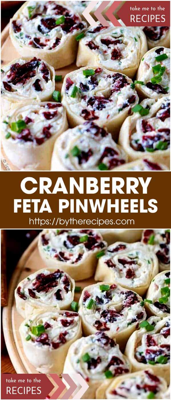 Cranberry Feta Pinwheels