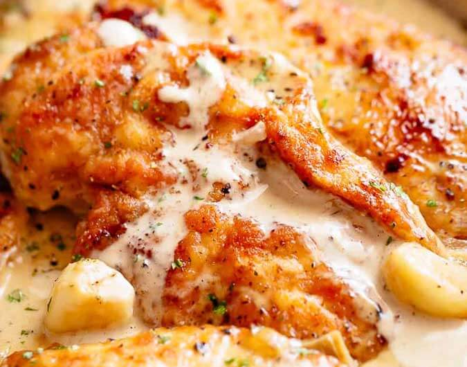 Creamy Garlic Chicken Breasts