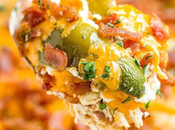 Jalapeno Popper Chicken Casserole