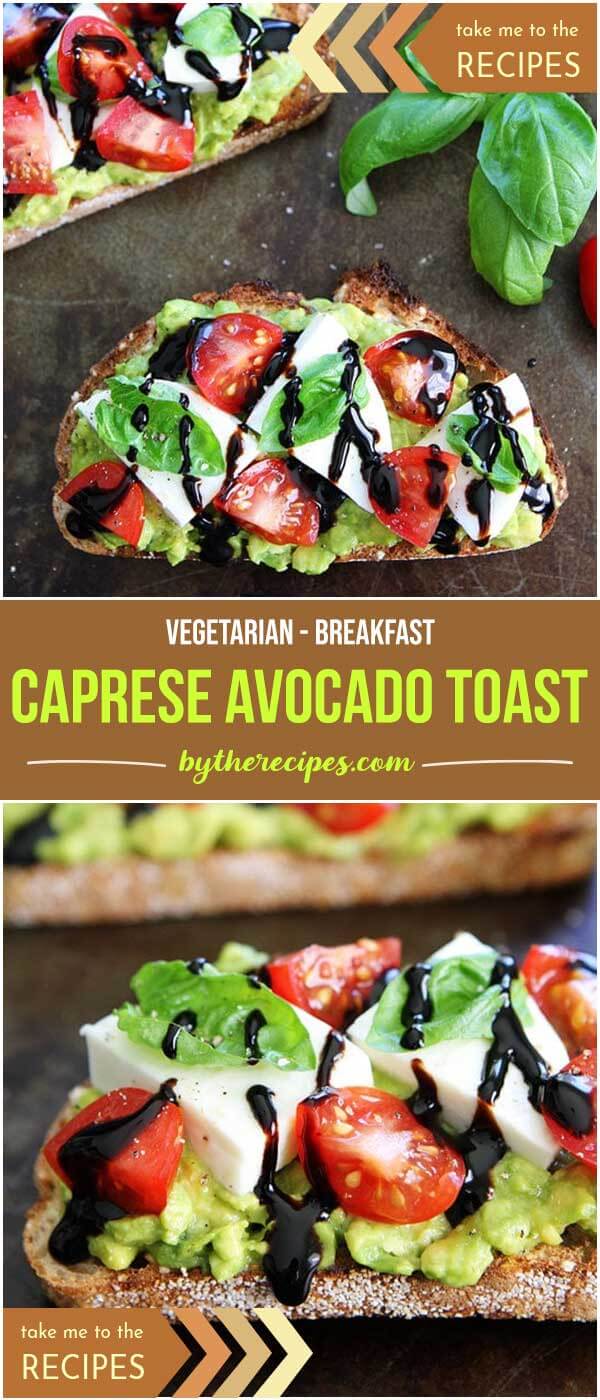 Caprese Avocado Toast