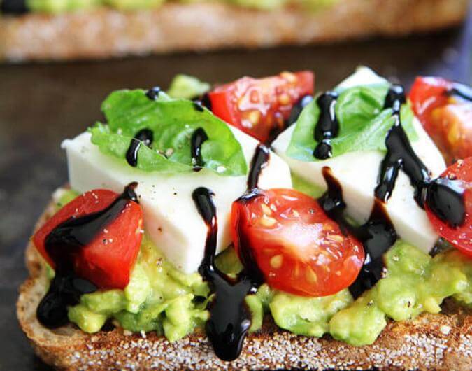 Caprese Avocado Toast