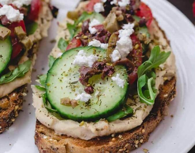Mediterranean-Style Breakfast Toast