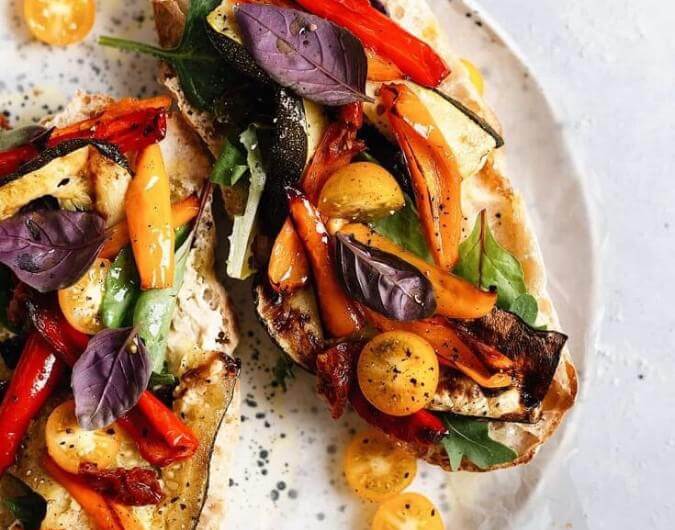Summer Roasted Vegetable Toasted Sandwich
