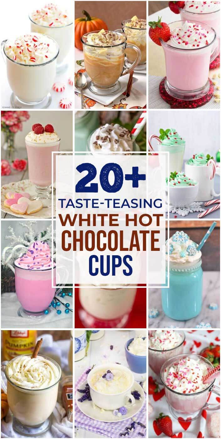 20 “Taste-Teasing” White Hot Chocolate Cups