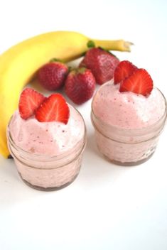 3 Ingredient Strawberry Banana Ice Cream - 25 Easy And Healthy Strawberry Banana Recipes