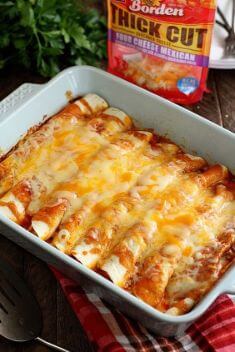 5 Ingredient Beef Enchiladas - 30 Easy Yet Incredibly Good Dinners