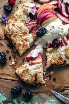 Almond Peach Galette - 30 “Crave-Worthy” Fruit Galettes