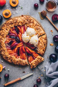 Almond Stone Fruit Galette - 30 “Crave-Worthy” Fruit Galettes