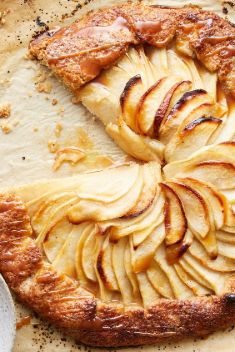 Apple Pear Galette With Apple Cider Caramel - 30 “Crave-Worthy” Fruit Galettes