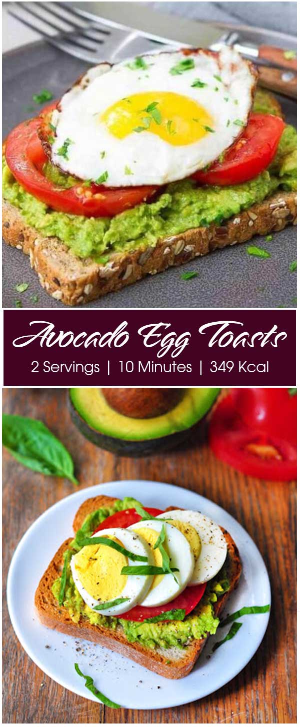 Avocado Egg Toasts