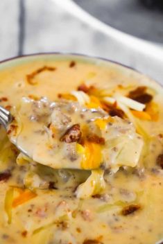 Bacon Cheeseburger Soup - 30 Cheese Soups To Get You Hooked