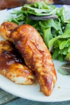 Baked BBQ Chicken Tenders - 30 Incredibly Addictive BBQ Chicken Dishes