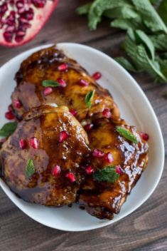 Balsamic and Pomegranate Chicken - Here Are What To Make with Pomegranate!