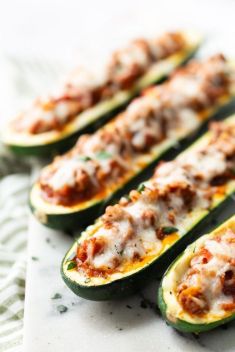 Beef Stuffed Zucchini Boats 2 - Here Are 30 Best Dishes Made with Zucchini