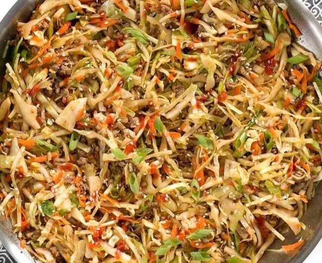 Beef and Cabbage Stir Fry