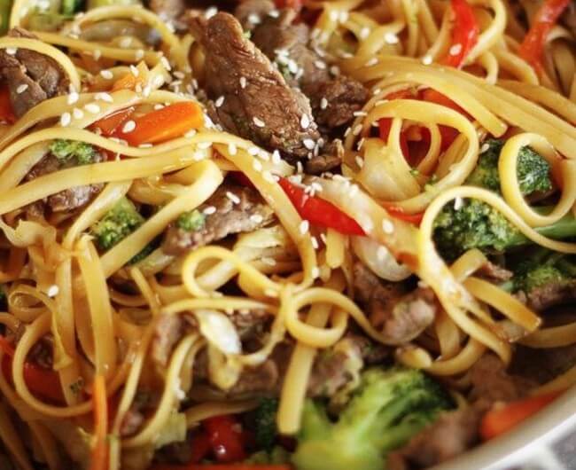 Beef and Noodle Stir Fry