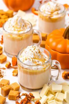 Boozy Pumpkin White Hot Chocolate - 20 “Taste-Teasing” White Hot Chocolate Cups