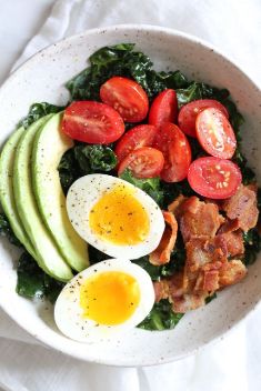 Breakfast BLT Salad Bowl - 25 Stunning Breakfast Bowls Loaded with Greens