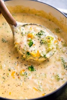 Broccoli Cheddar Soup - 30 Cheese Soups To Get You Hooked