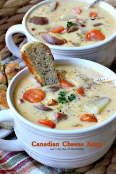 Canadian Cheese Soup - 30 Cheese Soups To Get You Hooked