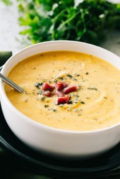 Cauliflower Cheese Soup 1 - 30 Best Keto Soups To Spice Up Your Cooking Time