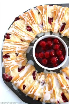 Cherry Cream Cheese Crescent Ring - 20 Sweet Crescent Rings To Dazzle Your Guests