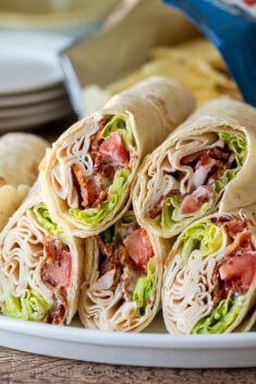 Chicken Bacon Ranch Wraps - 30 Easy Yet Incredibly Good Dinners