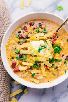 Chicken Tortilla Soup Crock Pot - 30 Easy Yet Incredibly Good Dinners