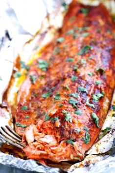Chili Lime Baked Salmon in Foil - 30 Crave-Worthy Mexican Dinners