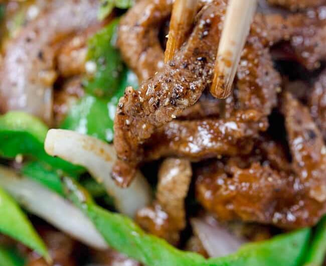 Chinese Black Pepper Beef