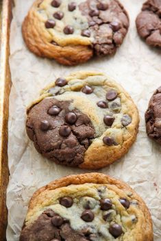 Chocolate Chip Brownie Swirl Cookies - Top 30 Chocolate Chip Cookies You Should Try