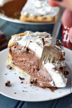 Chocolate Cream Pie - 30 "Beyond-Delicious" Cream Pies You Should Try