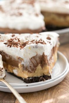 Chocolate Peanut Butter Cream Pie - 30 "Beyond-Delicious" Cream Pies You Should Try