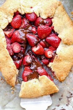 Chocolate Strawberry Galette - 30 “Crave-Worthy” Fruit Galettes
