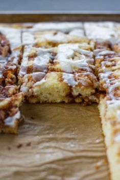 Cinnamon Roll Cake - 30 Easy Yet Delicious Sheet Cakes