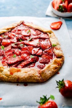 Classic Strawberry Galette - 30 “Crave-Worthy” Fruit Galettes