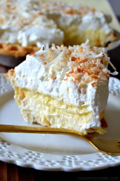 Coconut Cream Pie - 30 "Beyond-Delicious" Cream Pies You Should Try