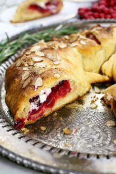 Cranberry Goat Cheese Crescent Ring - 20 Sweet Crescent Rings To Dazzle Your Guests