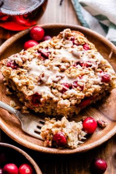 Cranberry Maple Pecan Baked Oatmeal - 30 “Must-Save” Recipes For Baked Oatmeal