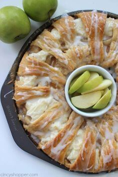 Cream Cheese Caramel Apple Crescent Ring - 20 Sweet Crescent Rings To Dazzle Your Guests