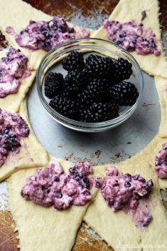 Cream Cheese Crescent Ring with Blackberries - 20 Sweet Crescent Rings To Dazzle Your Guests