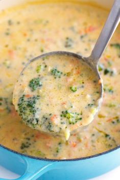 Creamy Broccoli Cheese Soup - 30 Cheese Soups To Get You Hooked