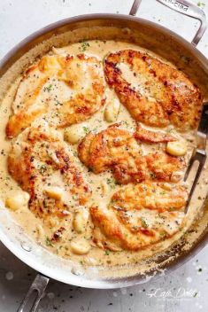 Creamy Garlic Chicken Breasts 2 - 30 Incredibly Good Recipes For Chicken Breasts