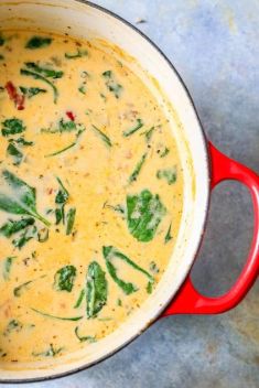 Creamy Keto Tuscan Soup - 30 Best Keto Soups To Spice Up Your Cooking Time