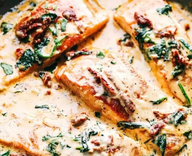 Creamy Tuscan Garlic Salmon