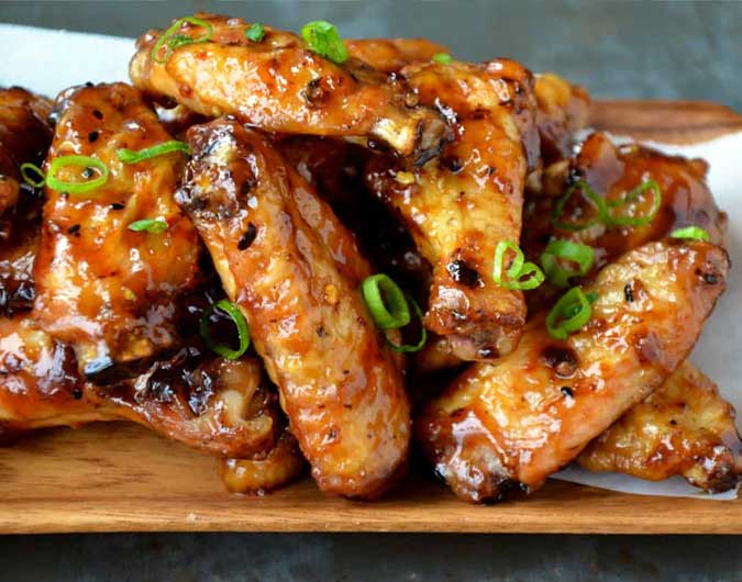 Crispy Baked Asian Chicken Wings