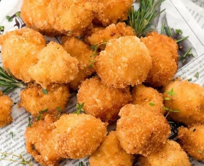 Crispy Low Carb Keto Cauliflower Bites