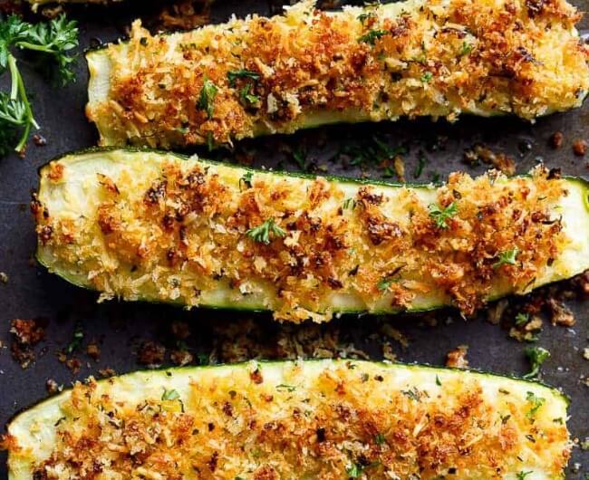 Crispy Parmesan Zucchini