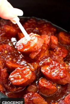 Crockpot Sweet and Spicy Kielbasa Bites - 30 Kielbasa Recipes You Should Get On Hand